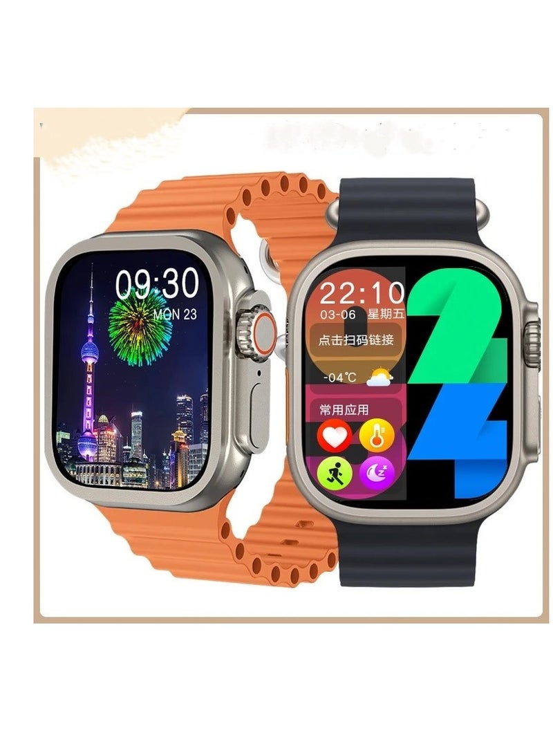 HW Smart Watch HW-67 ultra  With Health Fitness Tracker Sport Watch  Supports 7 addition Wrist Strap 49MM-Multicolour - Image 4